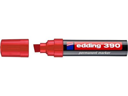 Permanentní popisovač EDDING 390, červený