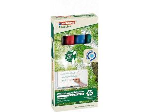 Popisovač na bílé tab. Ecoline EDDING 28,sada 4 ks
