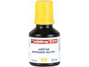 Permanentní inkoust EDDING T25, žlutý