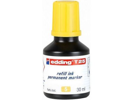 Permanentní inkoust EDDING T25, žlutý