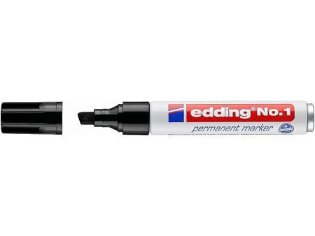 Popisovač permanentní EDDING No.1, černý