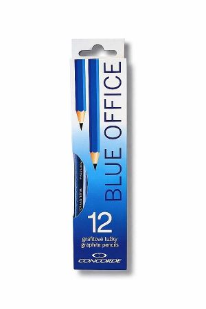 Grafitové tužky CONCORDE Blue Office č.2/HB, 12ks