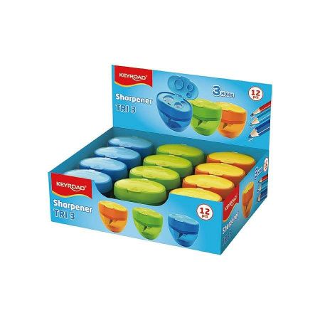 Ořezávátko KEYROAD TRI Plus, plast, asort