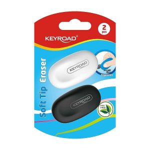 Pryž KEYROAD Soft Tip, 2 ks blistr, asort