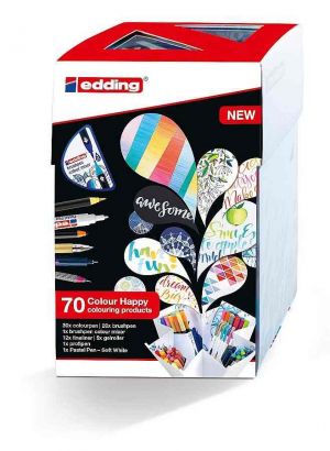 Štětcový popisovač EDDING 1340, Colour Happy Big Box