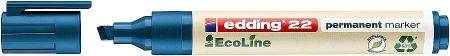 Permanentní popisovač EDDING EcoLine 22, modrý