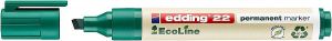 Permanentní popisovač EDDING EcoLine 22, zelený