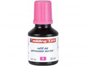 Permanentní inkoust EDDING T25, ružový