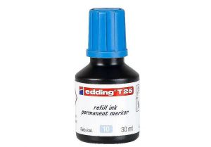 Permanentní inkoust EDDING T25, svetle modrý