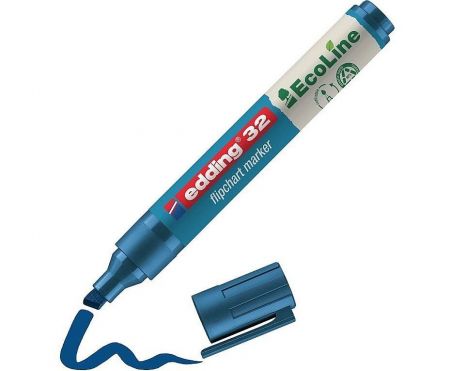 Popisovac na flipchart EDDING 32 EcoLine, modrý