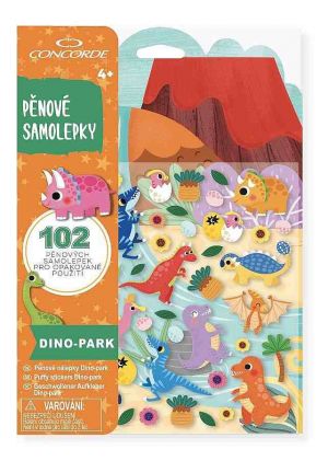 Penové samolepky CONCORDE Dino-park