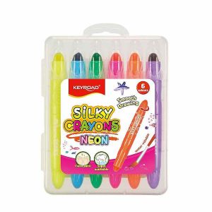 Gelové pastely KEYROAD Neon, sada 6ks