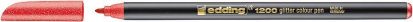 Fixy EDDING 1200, trpytive cervené