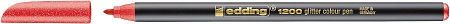 Fixy EDDING 1200, trpytive cervené