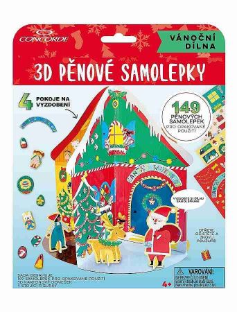 3D penové samolepky CONCORDE Vánocní dílna