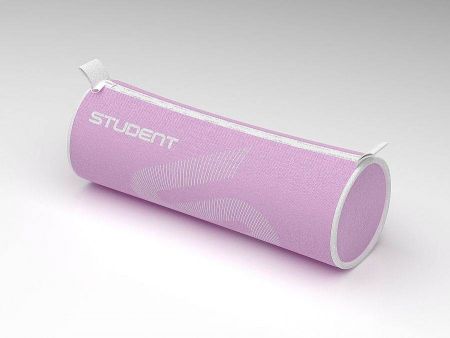 Penál ICO Student, pastelove ružový