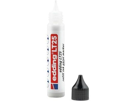 Náhradní inkoust pro lakové popisovace EDDING EcoLine LT 25, bílý