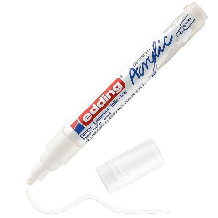 Akrylový popisovac EDDING 5100 M, dopravní bílá