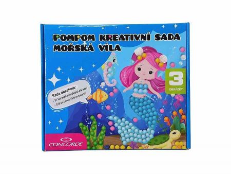 Pompom kreativní sada CONCORDE Morská Víla