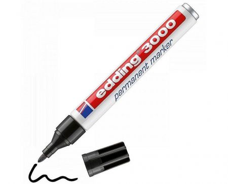 Permanentní popisovac EDDING 3000 cerný