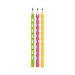 Grafitové tužky KEYROAD Neon Jumbo, trojhranné, č. 2 (HB), 1ks