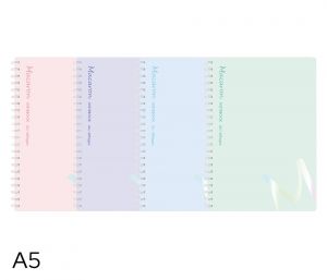 Blok spirála A5 linka  60l MACARON DELI EN403 mix