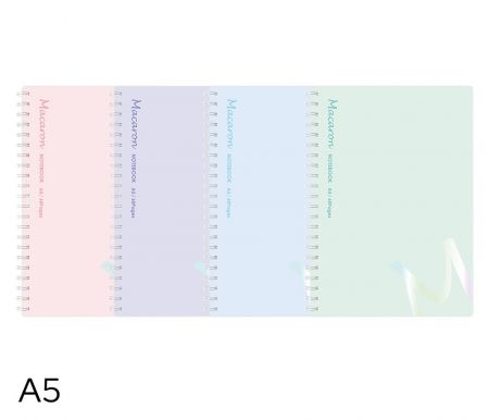 Blok spirála A5 linka  60l MACARON DELI EN403 mix