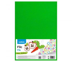Filc A4 zelený LUMA, 10ks