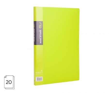 Katalogová kniha 20l RIO DELI E38145-LG-EG zelená