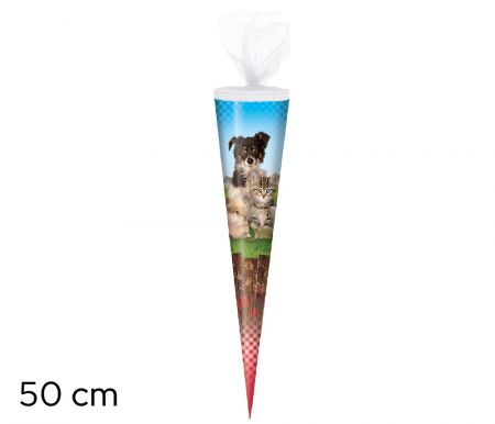 Kornout na sladkosti 50cm - Zvířátka