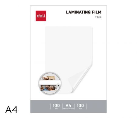 Laminovací fólie A4/100 mic, antistatická DELI ET174, 100ks