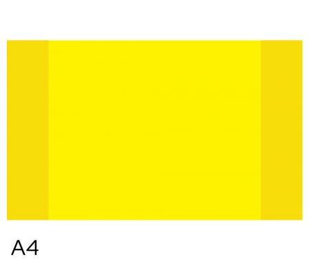 Obal na sešit A4 180mic NEON LUMA žlutá