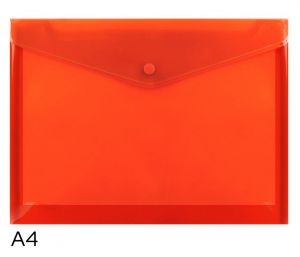 Obal spisový s klopou a drukem A4 rozšířený LUMA, červený