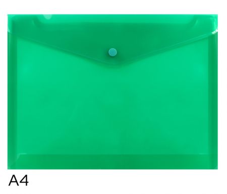 Obal spisový s klopou a drukem A4 rozšířený LUMA, zelený