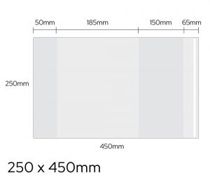 Obal univerzální 90mic, 250 x 450mm LUMA