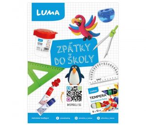 Plakát 60x80cm ZPÁTKY DO ŠKOLY LUMA