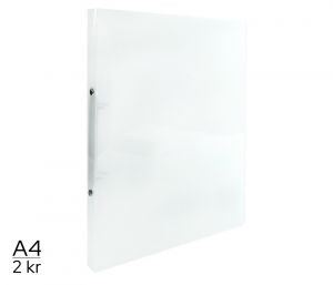 Pořadač LUMA A4 2 kroužkový transparentní
