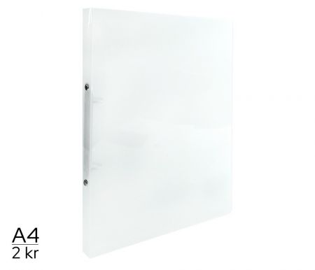 Pořadač LUMA A4 2 kroužkový transparentní