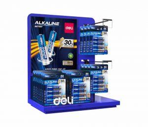 Stojan reklamní pultový baterie DELI J00659