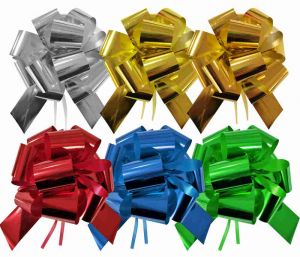 Stuha stahovací růže 5cm x 1,72m metal LUMA mix