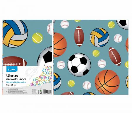 Ubrus na školní lavici SPORT LUMA