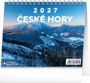 Kalendář stolní České hory 2027, 16,5cm x 13cm, PGS-36906