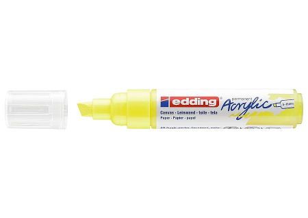 Akrylový popisovač EDDING 5000 B, neonově žlutý 065