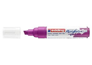 Akrylový popisovač EDDING 5000 B, červenofialová 910