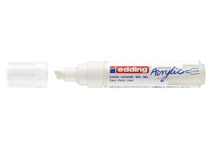 Akrylový popisovač EDDING 5000 B, dopravní bílá 922