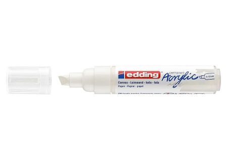 Akrylový popisovač EDDING 5000 B, dopravní bílá 922