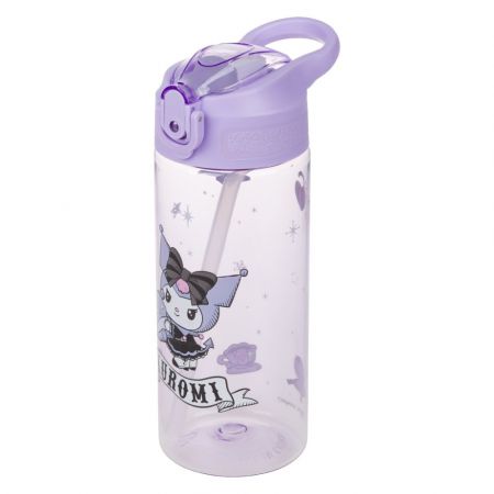 BAAGL Tritanová láhev na pití s brčkem Kuromi Fortune Dream, 500 ml