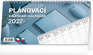 Kalendář stolní Plánovací CZ/SK 2027, 25cm x 12,5cm, PGS-36893