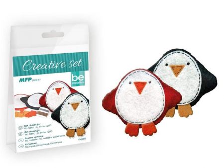 Kreativní set - tučňák 2ks, PVC krabička