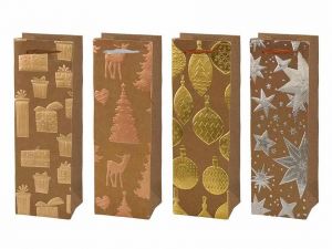 Taška MFP vánoční set 4ks T12 KRAFT mix V29 (120x360x85)